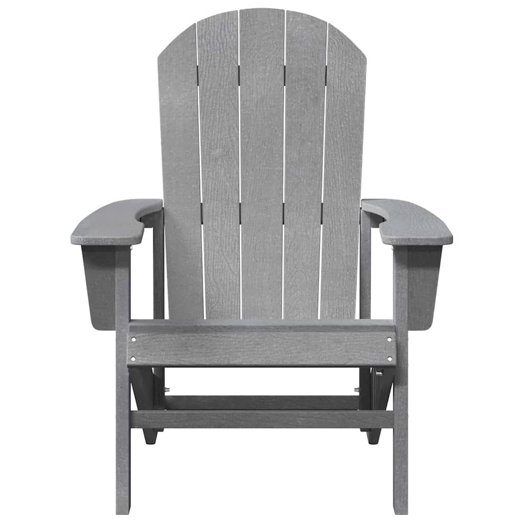 Gartenstuhl 2 pcs Hellgrau 82 x 74 x 92 cm Polyethylen