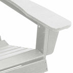 Gartenstuhl 3 pcs Weiß Polyethylen