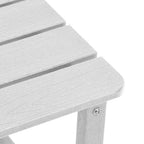 Gartenstuhl 3 pcs Weiß Polyethylen