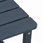 Gartenstuhl 3 pcs Marineblau Polyethylen