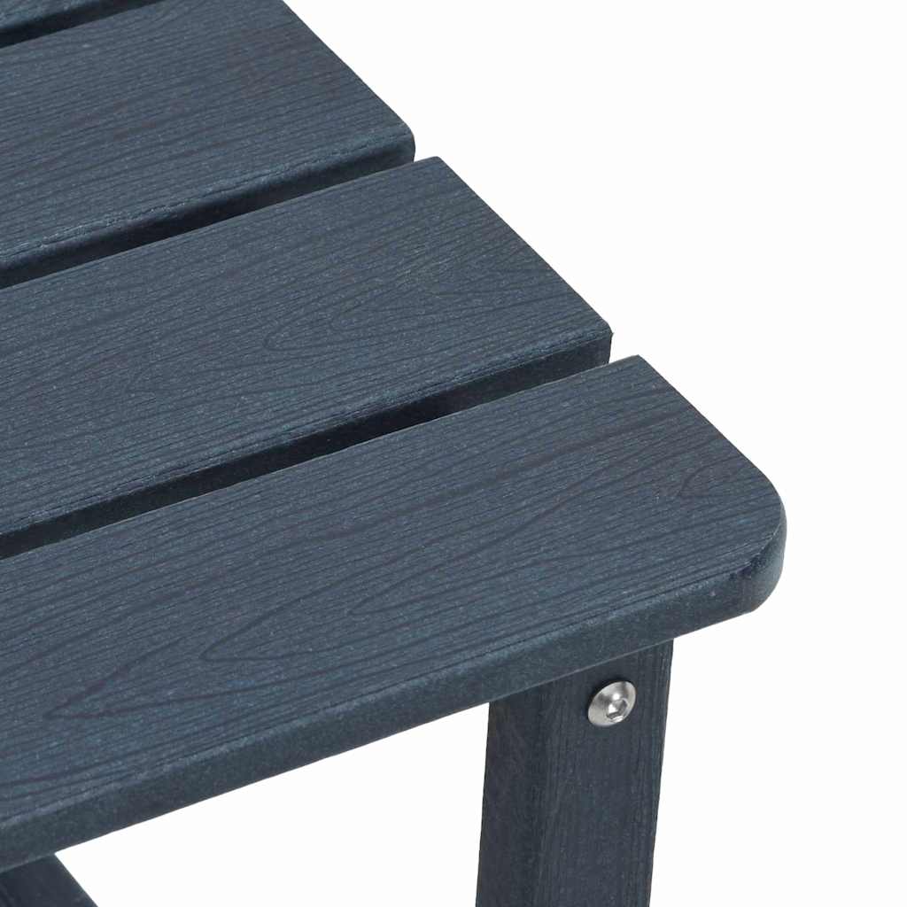 Gartenstuhl 3 pcs Marineblau Polyethylen