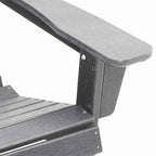 Gartenstuhl 3 pcs Hellgrau Polyethylen