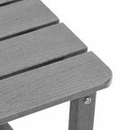 Gartenstuhl 3 pcs Hellgrau Polyethylen