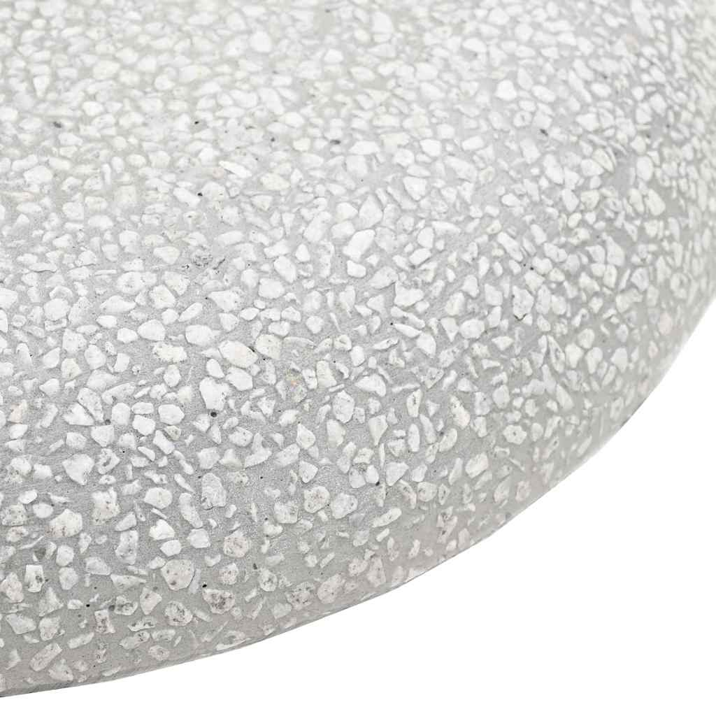 Sonnenschirmständer 21kg Hellgrau Beton Rund