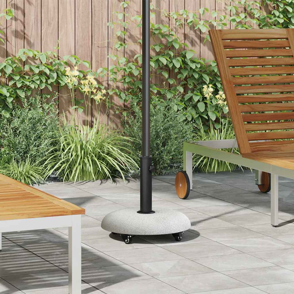 Sonnenschirmständer 21kg Hellgrau Beton Rund
