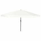 Garten-Sonnenschirm Sand 394 x 394 x 248 cm Polyester und Stahl