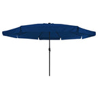 Garten-Sonnenschirm Azurblau 395 x 395 x 245 cm Polyester