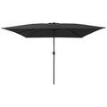 Garten-Sonnenschirm Anthrazit 295 x 295 x 245 cm