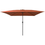 Garten-Sonnenschirm Terrakotta 295 x 295 x 245 cm