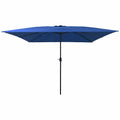Garten-Sonnenschirm Azurblau 295 x 295 x 245 cm