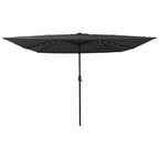 Garten-Sonnenschirm Anthrazit 295 x 295 x 245 cm