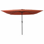 Garten-Sonnenschirm Terrakotta 295 x 295 x 245 cm