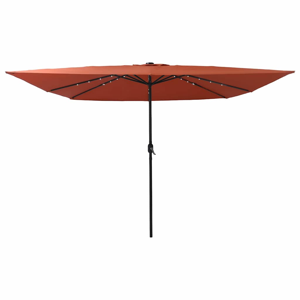 Garten-Sonnenschirm Terrakotta 295 x 295 x 245 cm