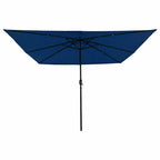 Garten-Sonnenschirm Azurblau 295 x 295 x 245 cm