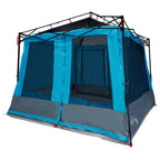 Camping-Zelt-Set mit Dach 2 pcs Blau Taffeta und Stoff