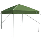 Camping-Zelt-Set mit Dach 2 pcs Grün Taffeta und Stoff