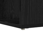 Eck-Schreibtisch Schwarz Eichen-Optik 101,5 x 149,5 x 149,5 cm
