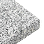 Sonnenschirmständer 30kg Grau Granit Quadratisch