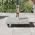 Sonnenschirmständer 30kg Grau Granit Quadratisch