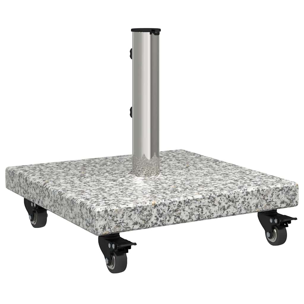 Sonnenschirmständer 30kg Grau Granit Quadratisch