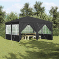 Party-Zelt Anthrazit 400 x 400 x 266 cm Polyethylen