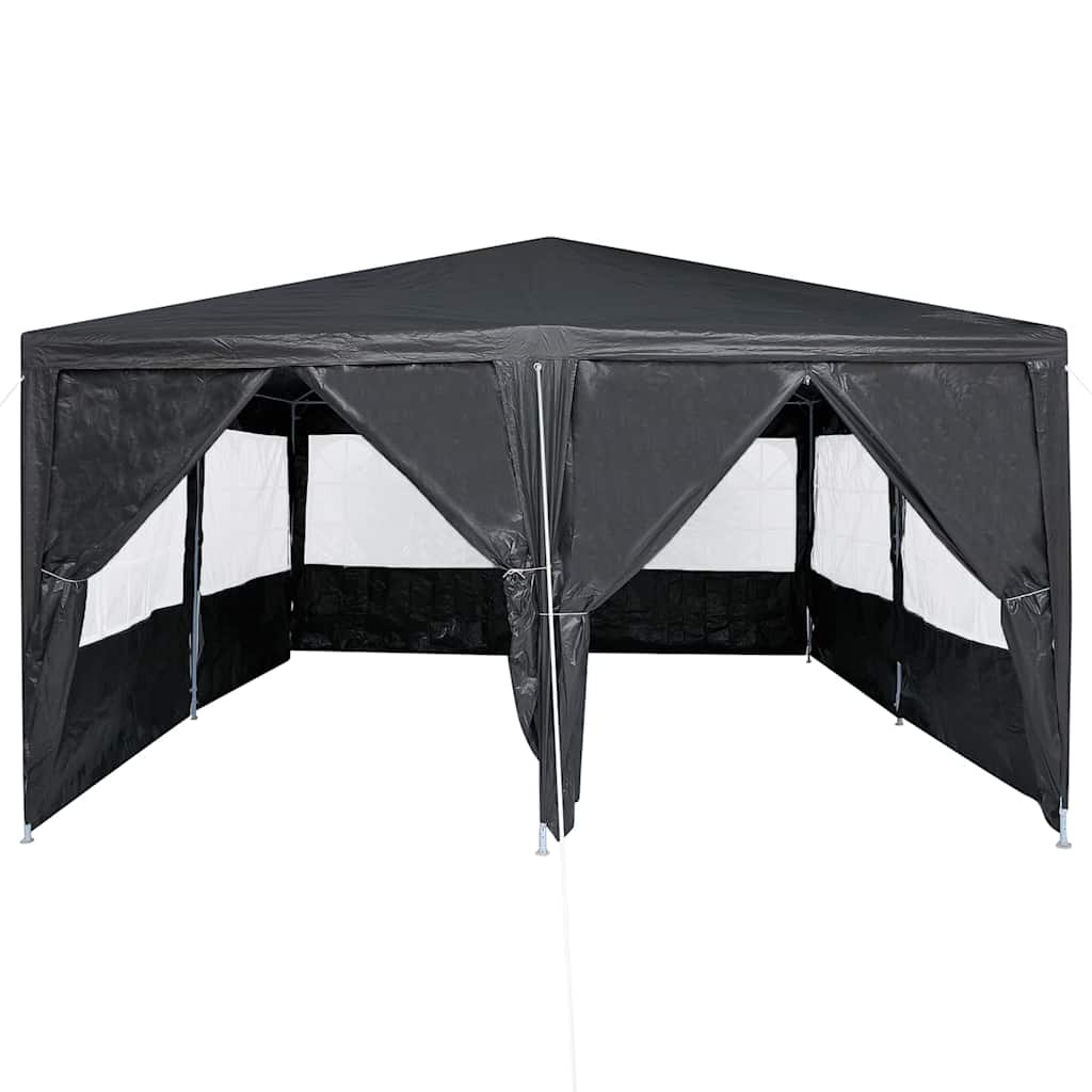 Party-Zelt Anthrazit 400 x 400 x 266 cm Polyethylen