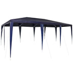 Party-Zelt Blau 600 x 400 x 266 cm Polyethylen und Stahl