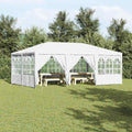 Party-Zelt Weiß 600 x 400 x 266 cm Polyethylen
