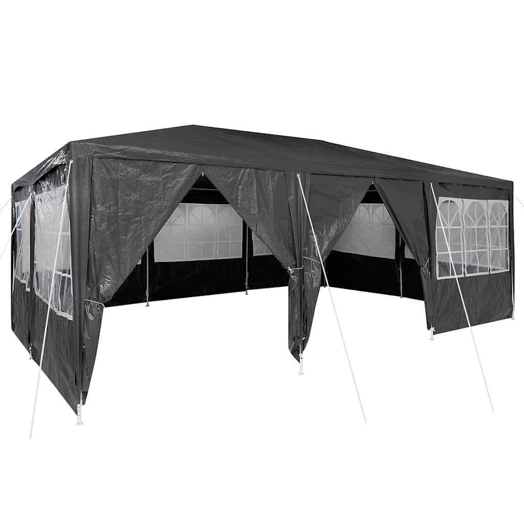 Party-Zelt Anthrazit 600 x 400 x 266 cm Polyethylen