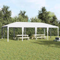 Party-Zelt Weiß 800 x 400 x 266 cm Polyethylen und Stahl