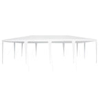 Party-Zelt Weiß 800 x 400 x 266 cm Polyethylen und Stahl