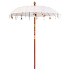 Balinesischer Sonnenschirm Creme 190 x 190 x 260 cm