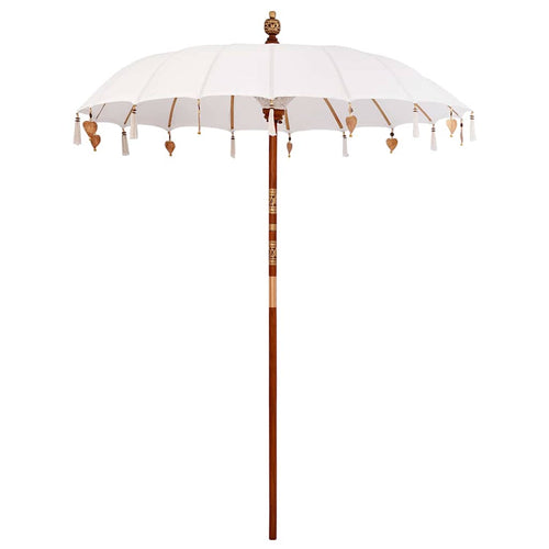 Balinesischer Sonnenschirm Creme 190 x 190 x 260 cm