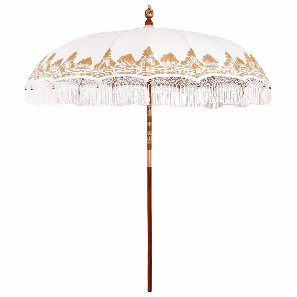 Balinesischer Sonnenschirm Creme 215 x 215 x 260 cm