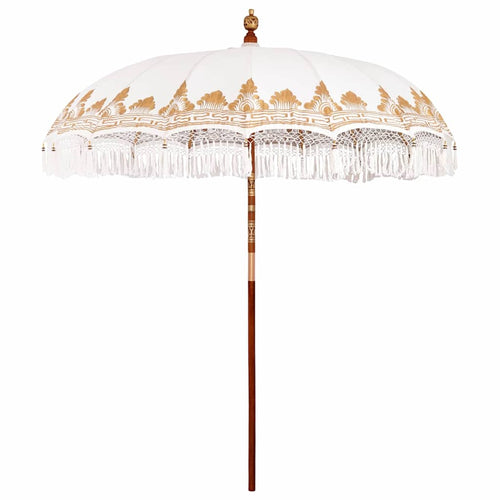 Balinesischer Sonnenschirm Creme 215 x 215 x 260 cm