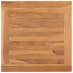 Couchtisch mit Speicher Braun 45 x 45 x 45 cm Massivholz Teak