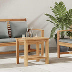 Couchtisch mit Speicher Braun 50 x 35 x 45 cm Massivholz Teak