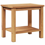 Couchtisch mit Speicher Braun 50 x 35 x 45 cm Massivholz Teak