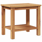Couchtisch mit Speicher Braun 50 x 35 x 45 cm Massivholz Teak