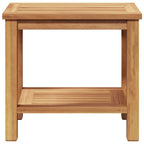 Couchtisch mit Speicher Braun 50 x 35 x 45 cm Massivholz Teak