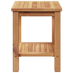 Couchtisch mit Speicher Braun 50 x 35 x 45 cm Massivholz Teak