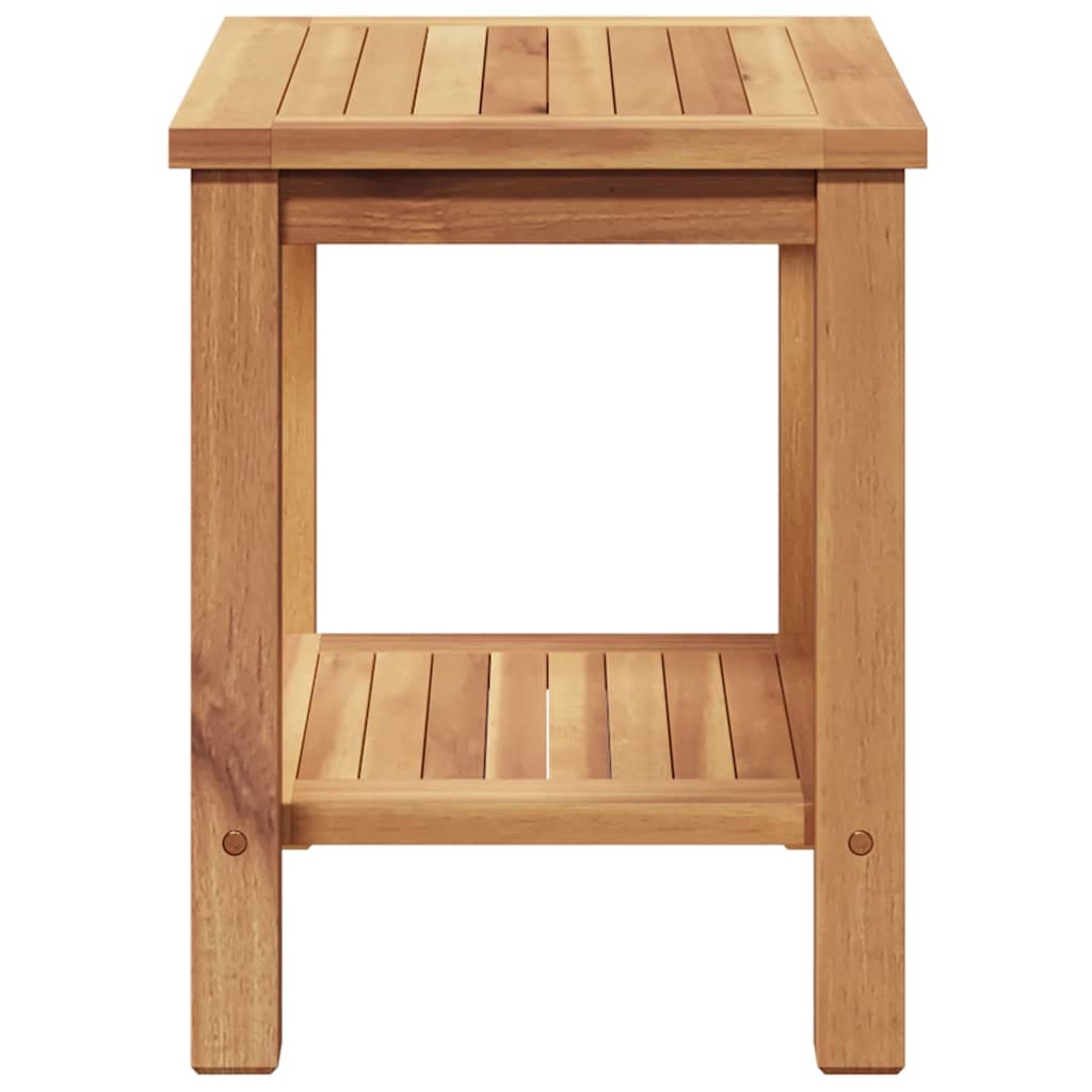 Couchtisch mit Speicher Braun 50 x 35 x 45 cm Massivholz Teak
