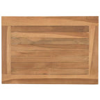 Couchtisch mit Speicher Braun 50 x 35 x 45 cm Massivholz Teak