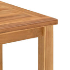Couchtisch mit Speicher Braun 90 x 50 x 45 cm Massivholz Teak