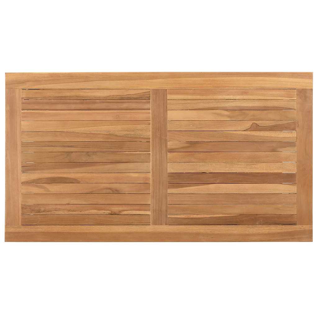Couchtisch mit Speicher Braun 90 x 50 x 45 cm Massivholz Teak
