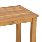 Konsolentisch Braun 80 x 35 x 75 cm Massivholz Teak