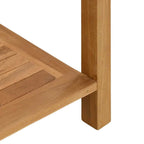 Konsolentisch Braun 80 x 35 x 75 cm Massivholz Teak