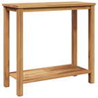 Konsolentisch Braun 80 x 35 x 75 cm Massivholz Teak