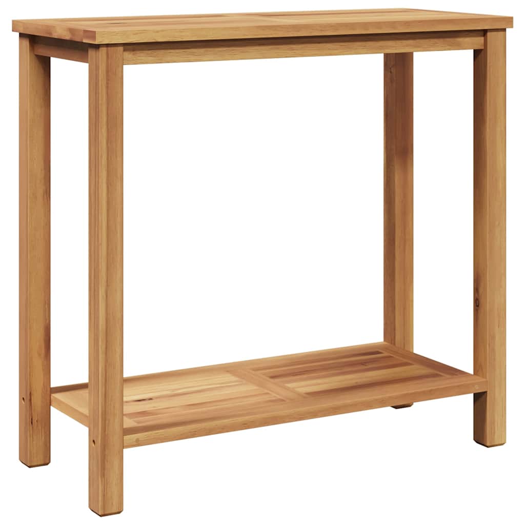 Konsolentisch Braun 80 x 35 x 75 cm Massivholz Teak