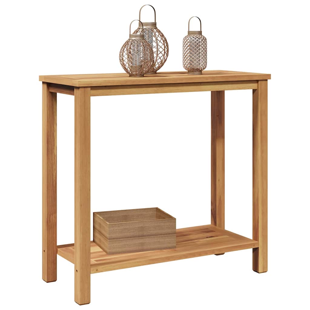 Konsolentisch Braun 80 x 35 x 75 cm Massivholz Teak